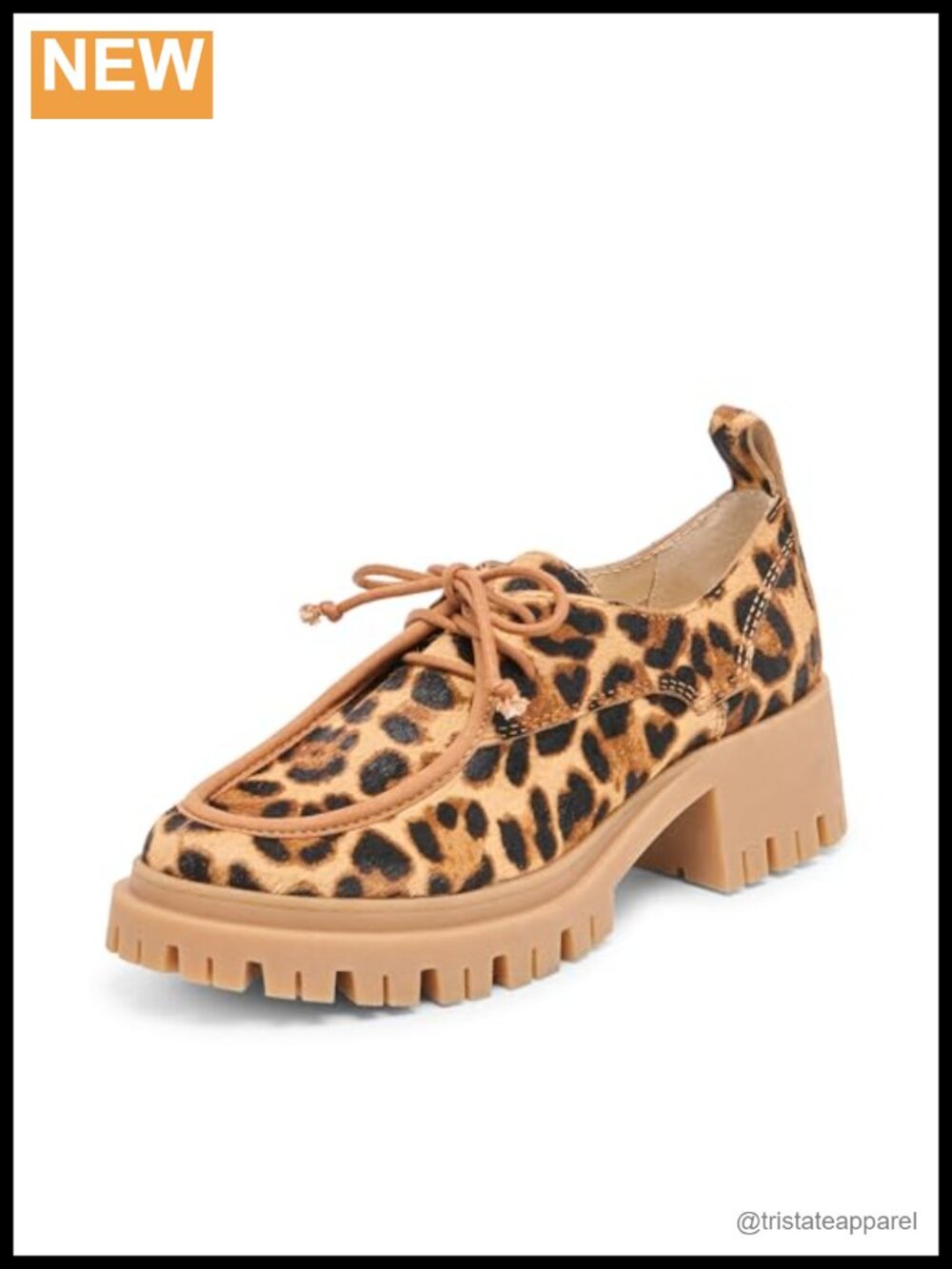 Dolce Vita Milza Calf Hair Lace-Up Loafers
